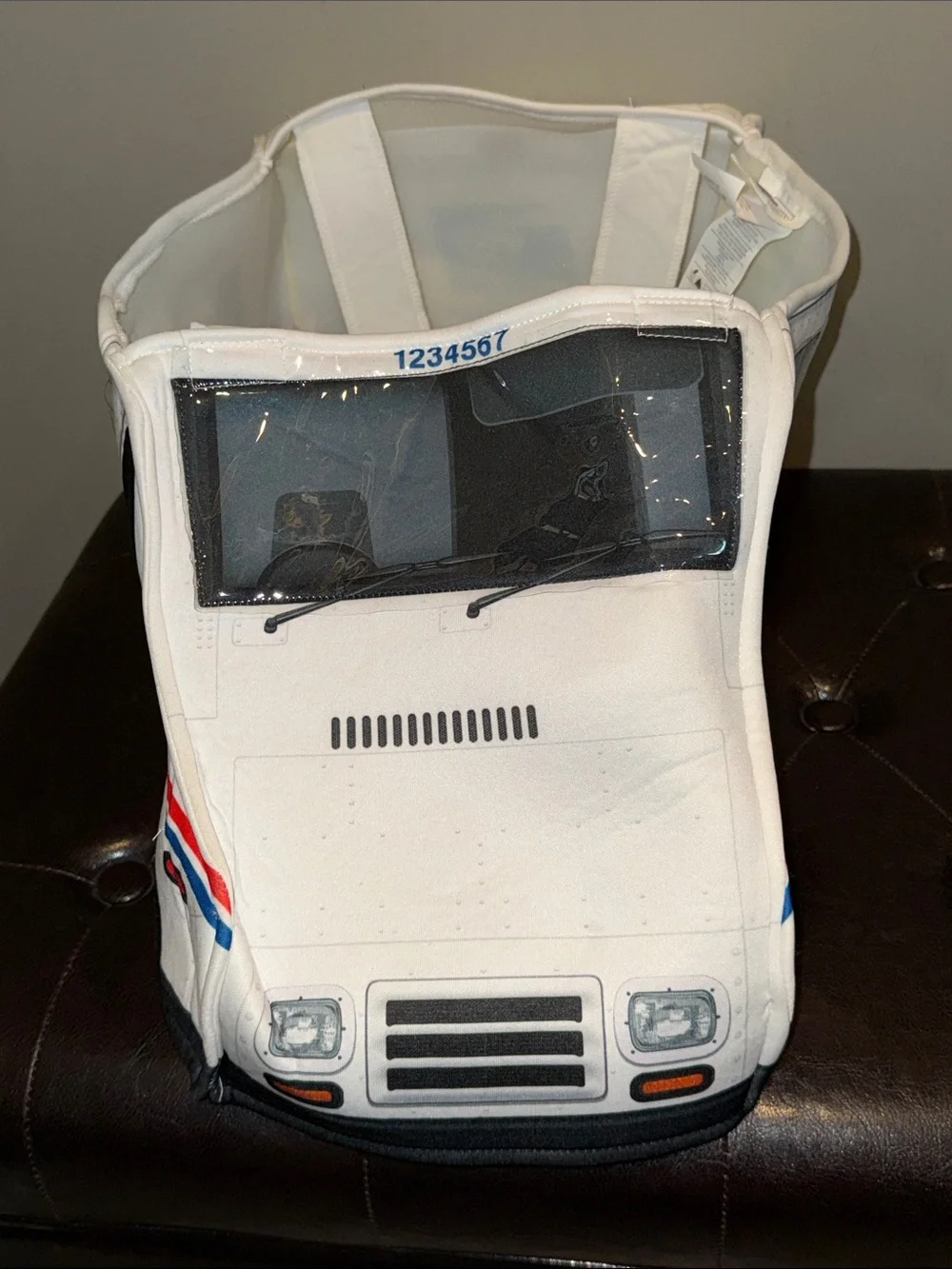 USPS Mail Truck Kids Halloween Costume toddler 4T